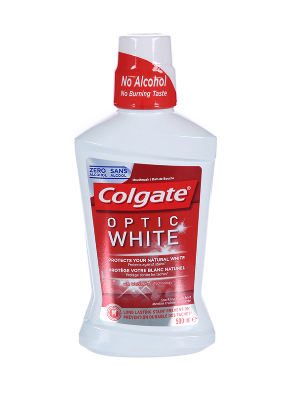 Colgate Optic White Mouthwash, 500ml