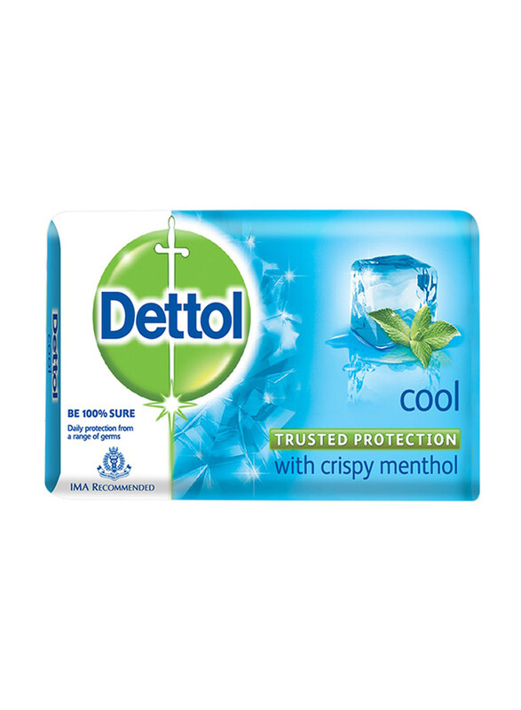 

Dettol Cool Soap Bar, 120g, 4 Pieces