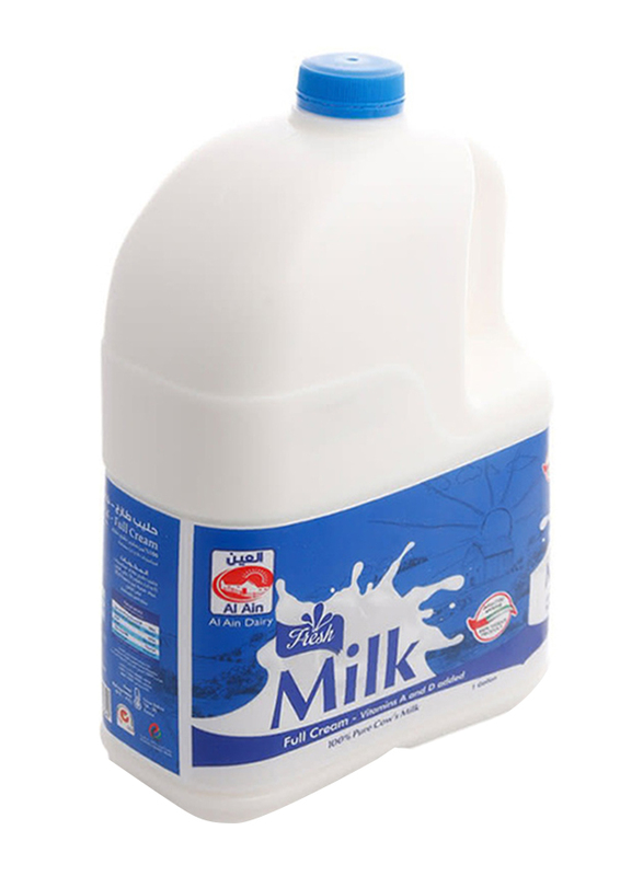 Al Ain Full Cream Fresh Milk, 1 Gallon