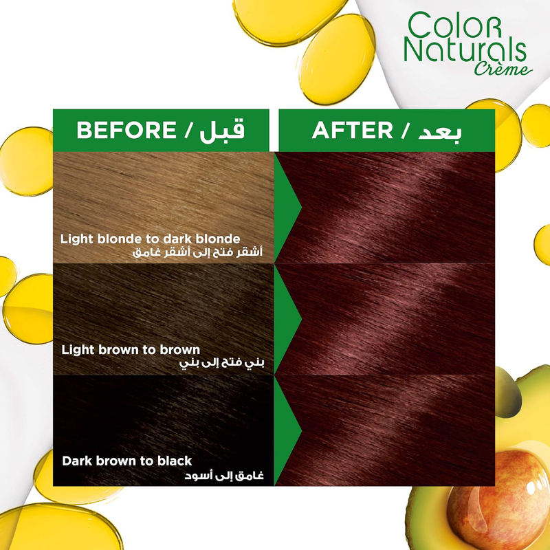 Garnier Colour Naturals Crme Haircolor, 110ml, 4.6 Burgundy