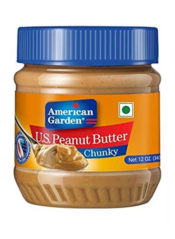 

American Garden Peanut Butter Chunky, 340g