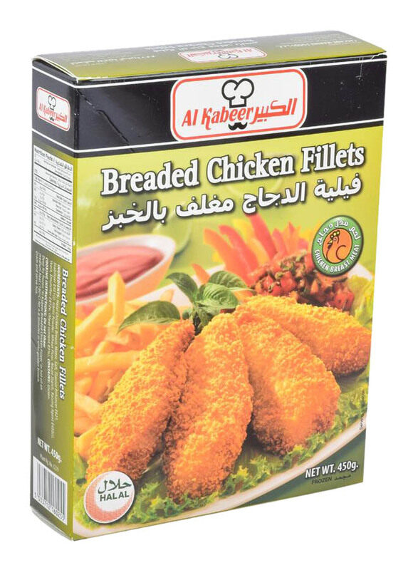 

Al Kabeer Breaded Chicken Fillets, 450 grams