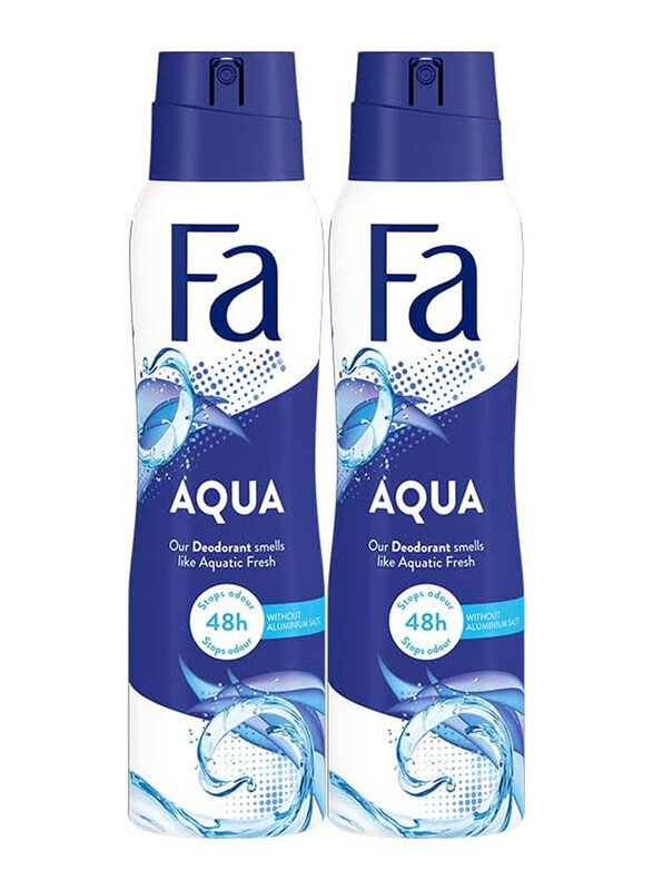 

Fa Aqua Deo Spray, 2 Pieces x 150ml