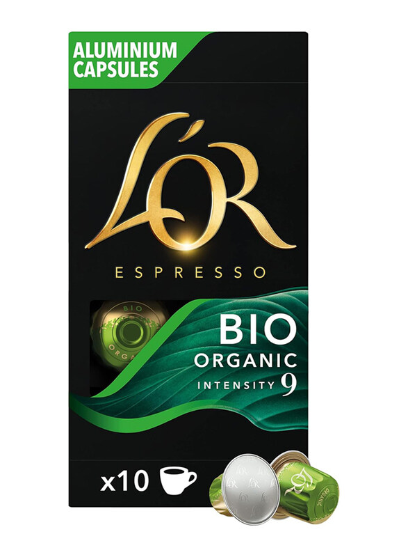 

L'Or Bio Organic Coffee Capsules, 10 Capsules, 52g