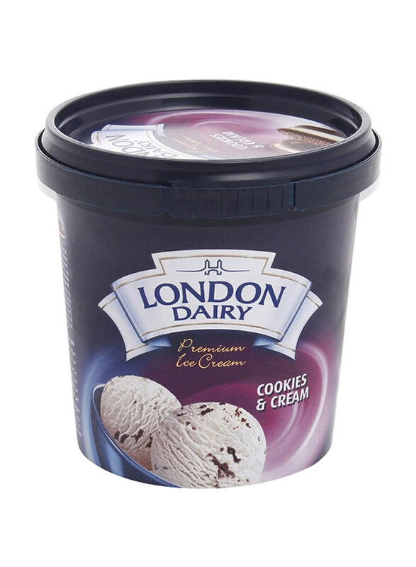 

London Dairy Cookies & Cream Premium Ice Cream, 125ml