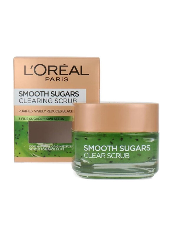 

Loreal Smooth Sugars Clearing Scrub with Kiwi Seeds, 50ml