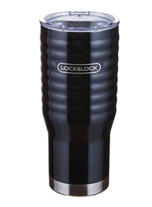 

LocknLock 500ml Wave Hot & Cold Tumbler, LHC-4147, Black