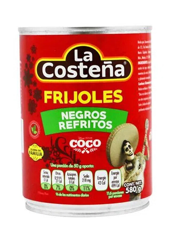 

La Costena Refried Blackbeans, 580g