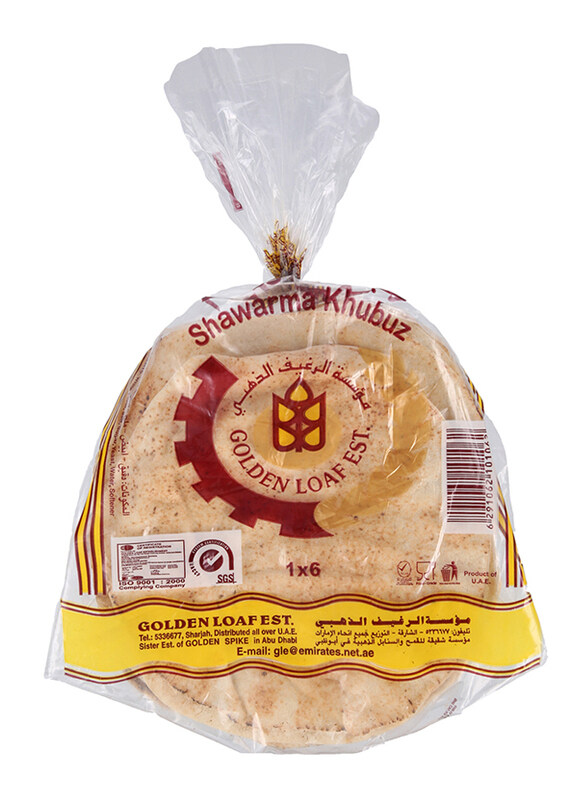

Golden Loaf Est Shawarma Bread, 6 Piece, 180g