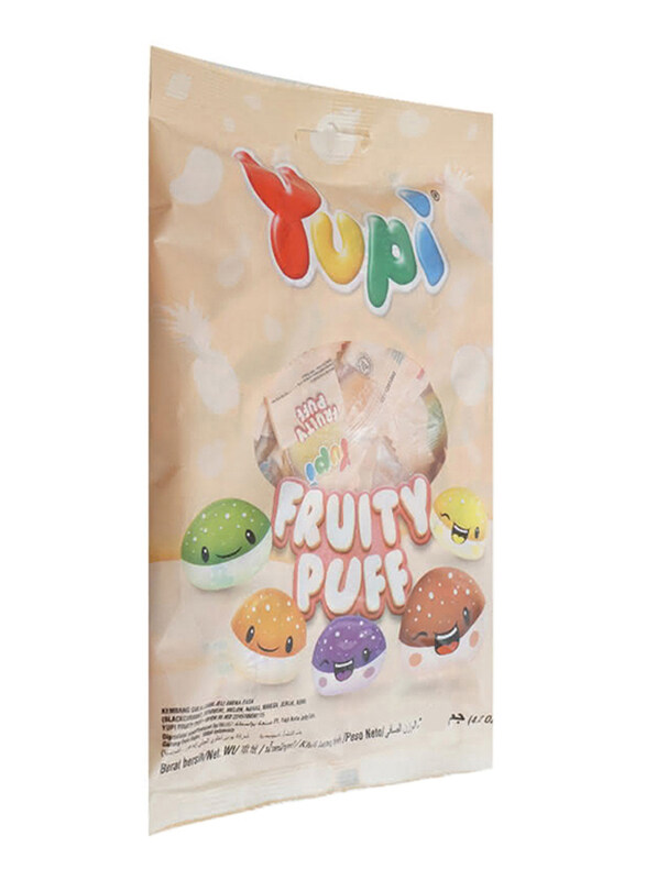 

Yupi Gummy Fruity Puff Soft Chewy Candies, 120g
