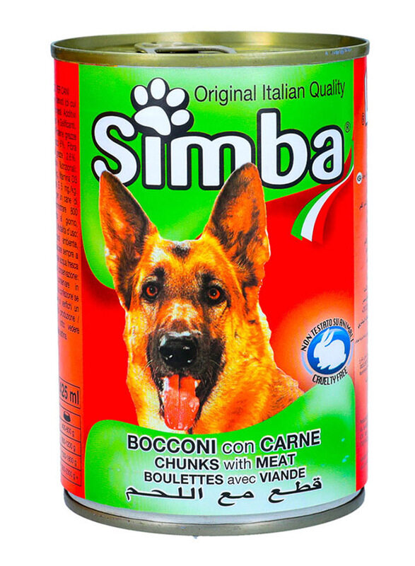 

Simba Chunks with Meat Dry Dog Cans, 415g