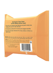 Neutrogena Deep Clean Make Up Removing Wipes, 25 Pieces, Gold