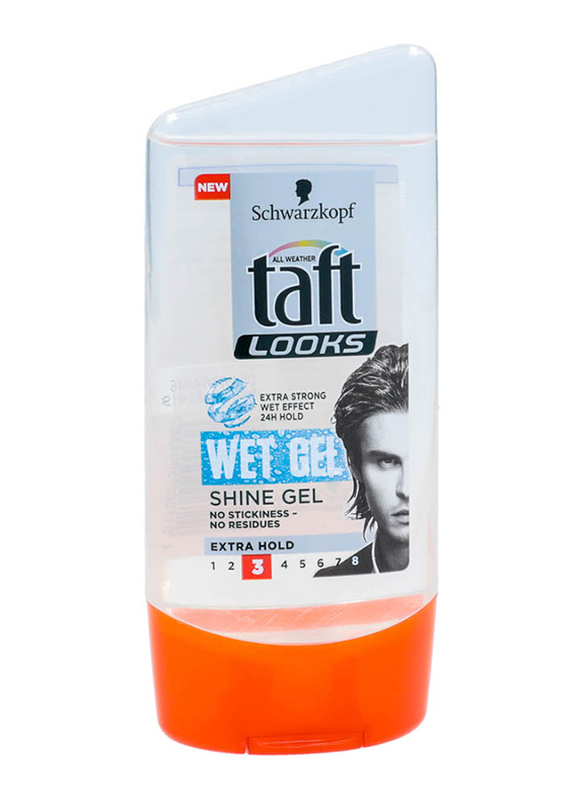 Taft Look Wet Gel for All Types of Hair, 150ml