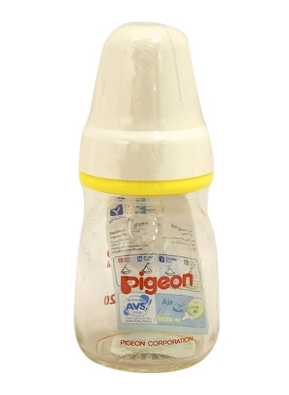Pigeon Glass Juice Feeder Bottle 50cc, 50ml, Clear