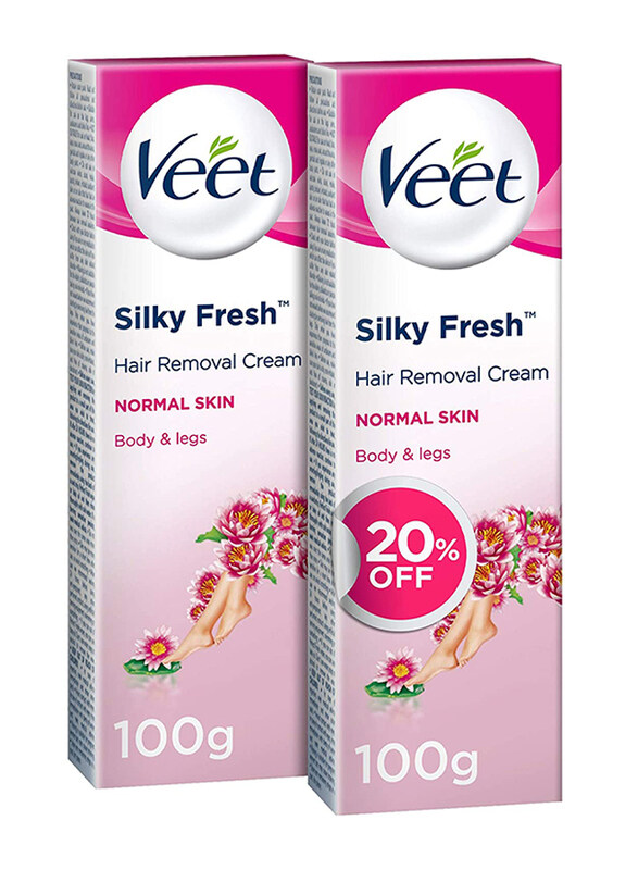 

Veet Hair Removal Cream for Normal Skin, 2 x 100g