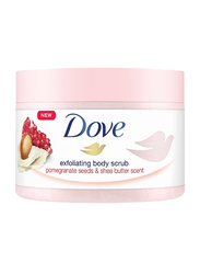 Dove Pomegranate & Shea Butter Exfoliating Body Scrub, 225 ml