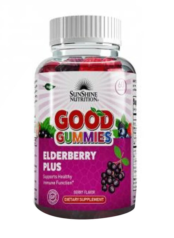 

Sunshine Nutrition Good Elderberry Plus, 60 Gummies