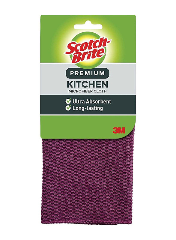 

3M Scotch Brite Micro Fiber Cleaning Cloth, Purple, 1 Piece