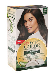 Wella Soft Hair Colour Kit, 40 Medium Brown