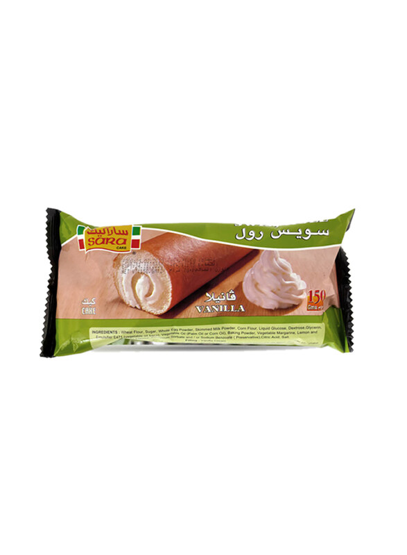 

Sara Cake Swiss Roll Vanilla, 150g