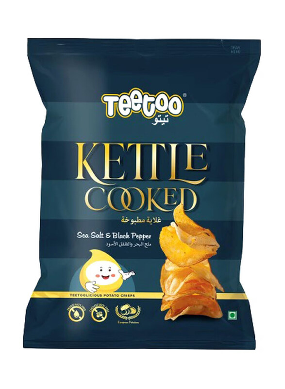 

Teetoo Sea Salt & Black Pepper Chips, 150g