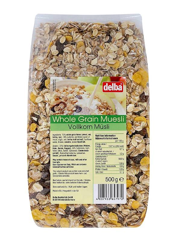

Delba Whole Grain Muesli, 500g