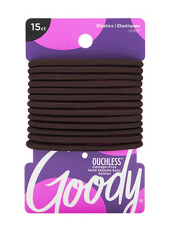 

Goody Ouchless Braided Elastics Bands, 15 Pieces