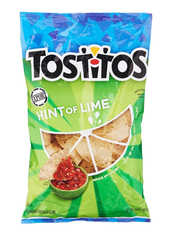 Tostitos Hint Of Lime Tortilla Chips, 283.5g