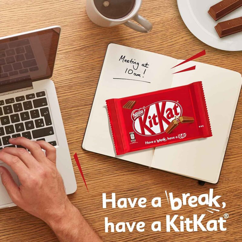 Kit Kat 4 Fingers Milk Chocolate Wafer, 6 x 36.5g