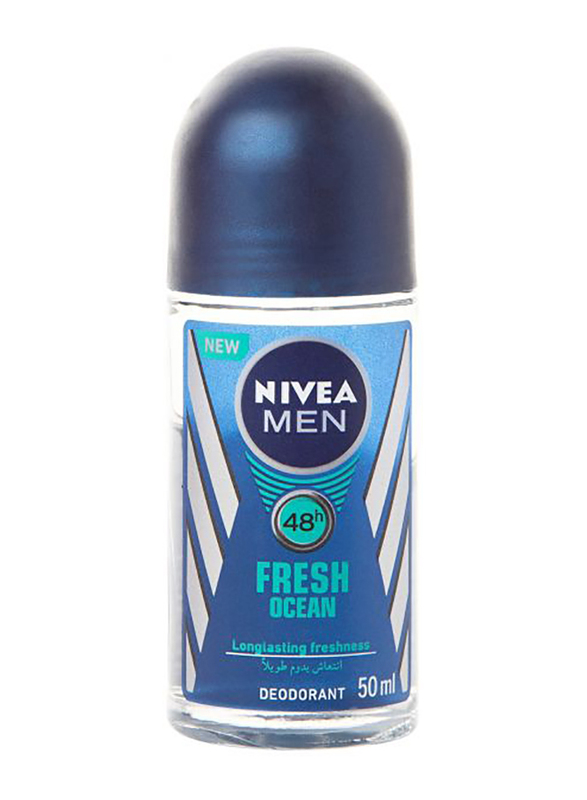 Nivea Fresh Ocean Deodorant Body Spray for Men, 50ml