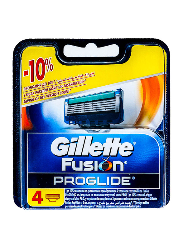 

Gillette Fusion Proglide Shaving Razor Blades for Men, 4 Pieces
