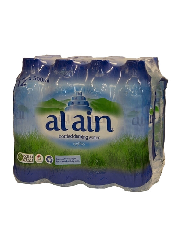 

Al Ain Mineral Water, 12 Bottles x 500ml