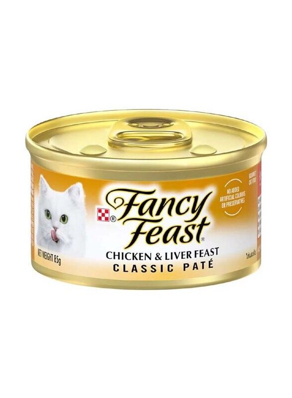 

Fancy Feast Classic Chicken & Liver Wet Cat Food, 85g