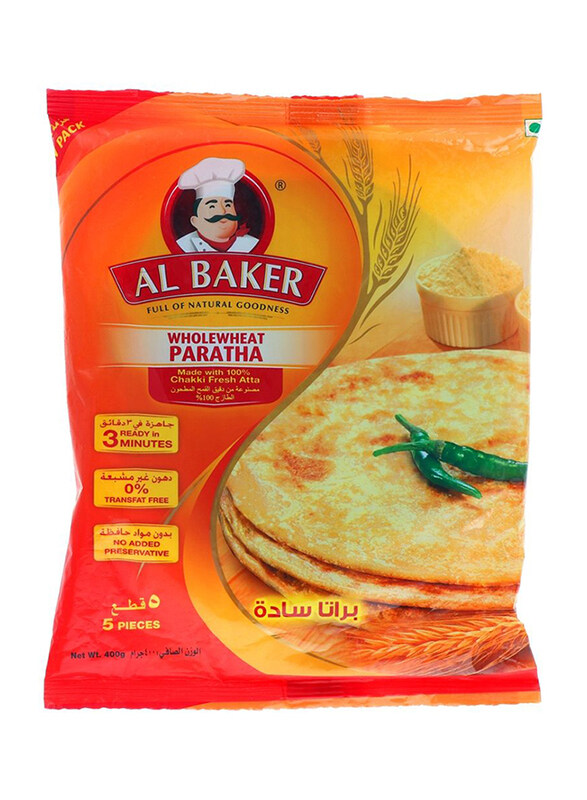 

Al Baker Plain Paratha, 400g