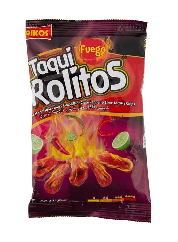 

Taqui Hot Chilli Pepper N Lime Tortilla Chips, 30 x 56g