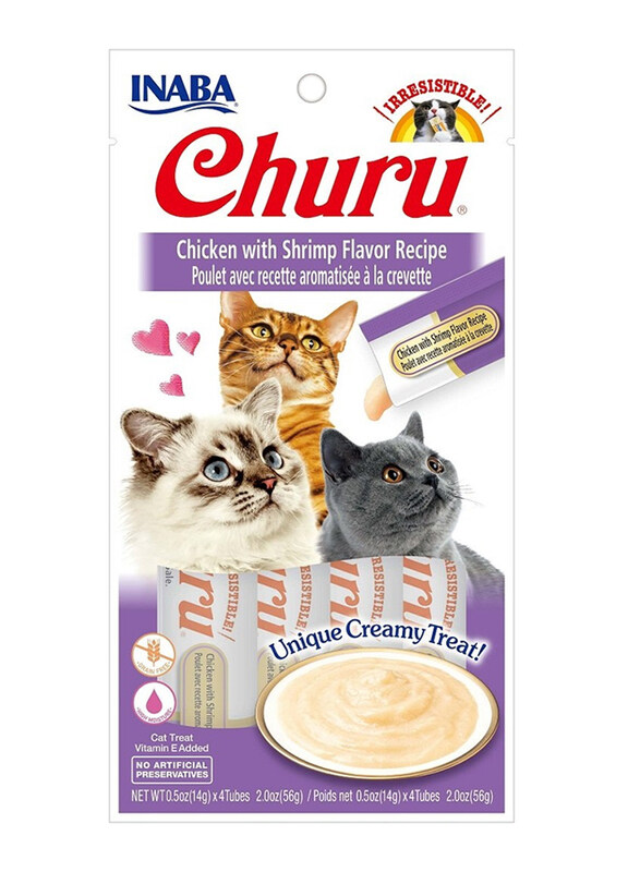 

Inaba Churu Chicken with Shrimp Flavour Recipe Cat Wet Food, 56g