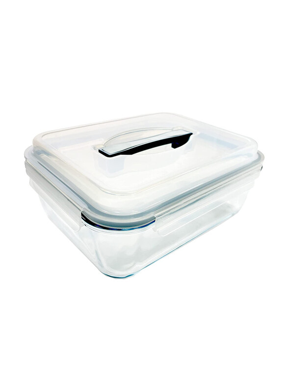 

Taliona Rectangle Glass Storage Box, 4.5L, Clear