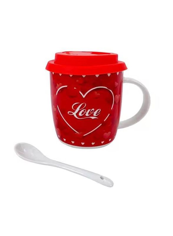 Party Magic 12cm Valentine Mug with Lid, Assorted