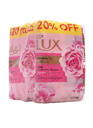 Lux Glowing Soap Bar, 6 x 170gm