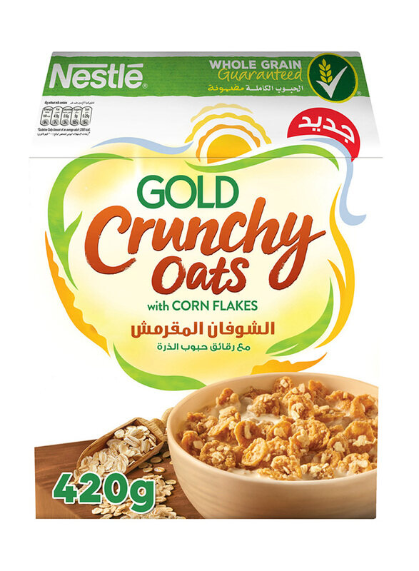 

Nestle Gold Crunchy Oats with Corn Flakes, 420g