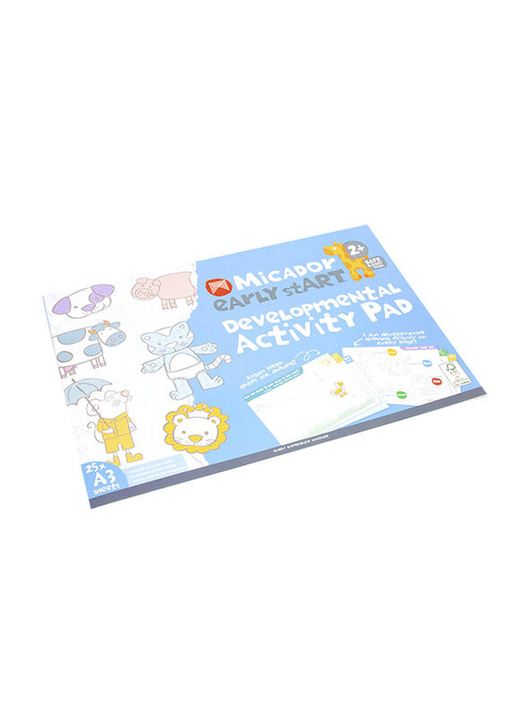 

Micador Early Start Activity Pad, 25 Sheets, Multicolour