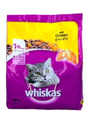 Whiskas Chicken Dry Cat Food, 480g