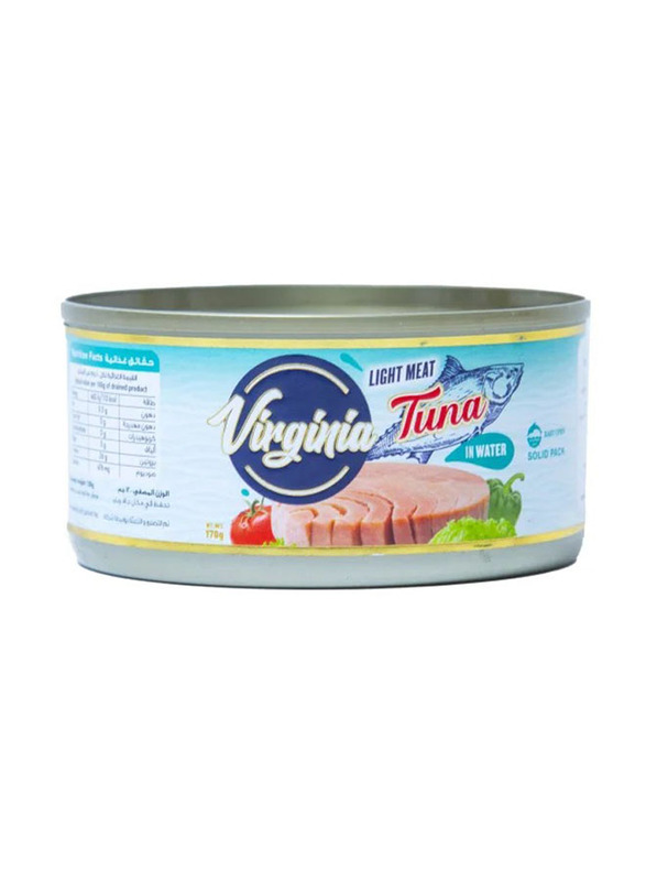 Virginia Tuna Light Meat Solid In Water, 170g