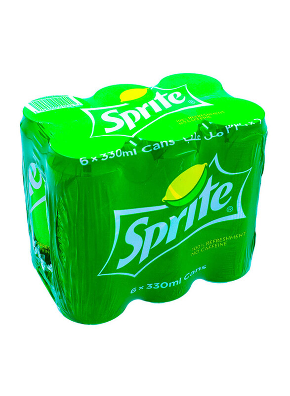 

Sprite Soft Drink, 6 Cans x 330ml