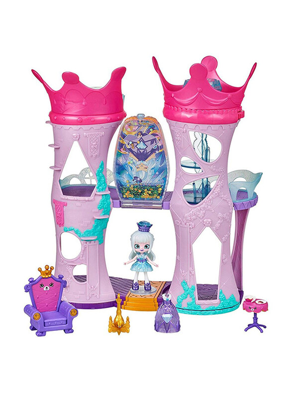

Shopkins S7 Royal Castle Playset, Pink/Lavender/Blue