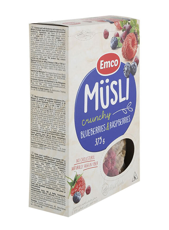 

Emco Blueberries and Raspberries Crunchy Muesli, 375g