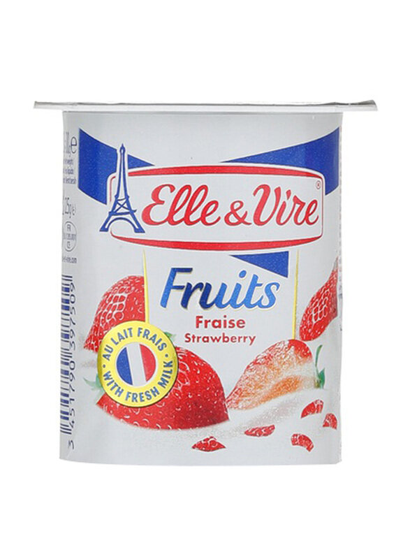 

Elle & Vire Strawberry Yoghurt, 125g