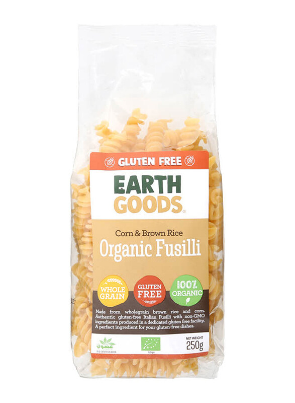 

Earth Goods Organic Wholegrain Fusilli, 250g