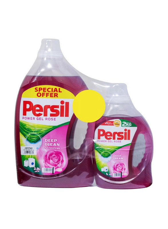 Persil Detergent Gel Rose, 2.9 Liters + 1 Liter