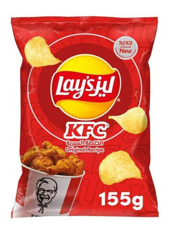 

Lays KFC Original Potato Chips, 155g